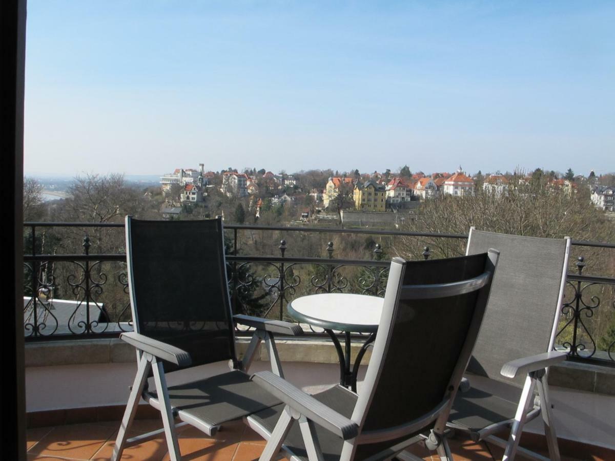 Ferienwohnung Mit Tollem Ausblick Dresden Bagian luar foto